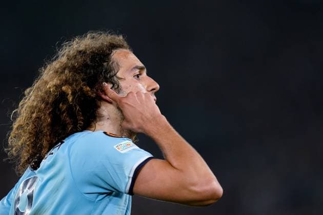 S.S. Lazio v FK Bodo Glimt - UEFA Europa League 2024 25 Quarter Final Second Leg Matteo Guendouzi of SS Lazio reacts during the UEFA Europa League 2024 25 Quarter Final Second Leg match between S.S. Lazio and FK Bodo Glimt at Stadio Olimpico on April 17, 2025 in Rome, Italy. Rome Stadio Olimpico Rome Italy Copyright: xGiuseppexMaffiax UEL_Lazio-BodoGlimt_170425_BRU8027