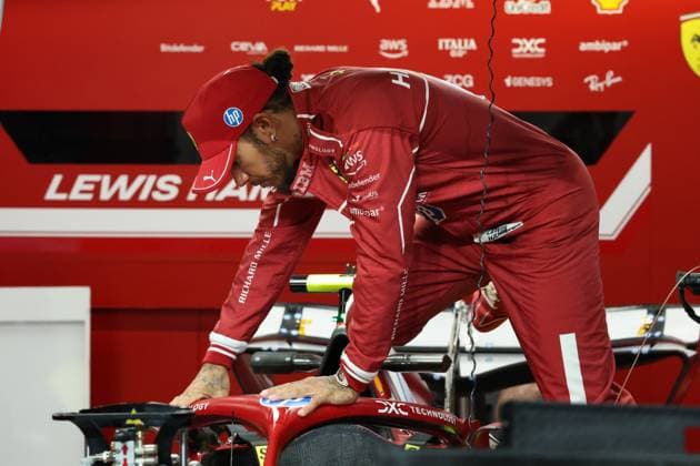 44 Lewis Hamilton GBR Scuderia Ferrari HP ITA SF25 Ferrari during the 2025 Formula One STC Saudi Arabian Grand Prix, 5th round of the 2025 Formula 1 World Championship, taking place from April 18 to 20, 2025 at Jeddah Corniche Circuit in Jeddah, Saudi Arabia Photo by Philippe Nanchino Eurasia Sport Images Jeddah Jeddah Corniche Circuit Saudi Arabia Copyright: x x2025xEurasiaxSportxImagesx jp-en-EuSpIm-MPS_PPN_GP_F1_Jeddah_17Apr2025_SA064