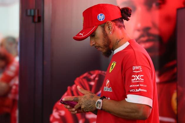 44 Lewis Hamilton GBR Scuderia Ferrari HP ITA SF25 Ferrari during the 2025 Formula One STC Saudi Arabian Grand Prix, 5th round of the 2025 Formula 1 World Championship, taking place from April 18 to 20, 2025 at Jeddah Corniche Circuit in Jeddah, Saudi Arabia Photo by Philippe Nanchino Eurasia Sport Images Jeddah Jeddah Corniche Circuit Saudi Arabia Copyright: x x2025xEurasiaxSportxImagesx jp-en-EuSpIm-MPS_PPN_GP_F1_Jeddah_17Apr2025_SA074