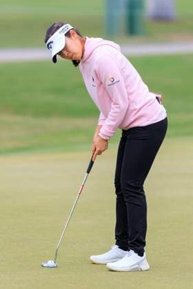 April 17, 2025, Tarzana, California, USA: Andrea Lee during first round of the JM Eagle LA Championship presented by Plastpro Thursday April 17, 2025 at El Caballero Country Club in Tarzana, California. JAVIER ROJAS PI Tarzana USA - ZUMAp124 20250417_zaa_p124_083 Copyright: xJavierxRojasx