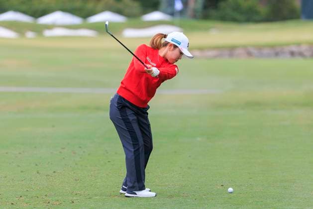 April 17, 2025, Tarzana, California, USA: Ayaka Furue during first round of the JM Eagle LA Championship presented by Plastpro Thursday April 17, 2025 at El Caballero Country Club in Tarzana, California. JAVIER ROJAS PI Tarzana USA - ZUMAp124 20250417_zaa_p124_087 Copyright: xJavierxRojasx