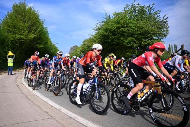 Brabantse Pijl Women 2025 cycling race OVERIJSE, BELGIUM - APRIL 18 : Schweinberger Christina (AUT) of Fenix-Deceuninck during the Women Elite UCI 1.Pro 65th Flanders Classics Brabantse Pijl Women cycling race with start in Beersel and finish in Overijse (125,7 km) on April 18, 2025 in Overijse, Belgium, 18 04 2025 ( Motordriver Serge Seynaeve & Overijse Belgium  Copyright: xTomasxSiskx