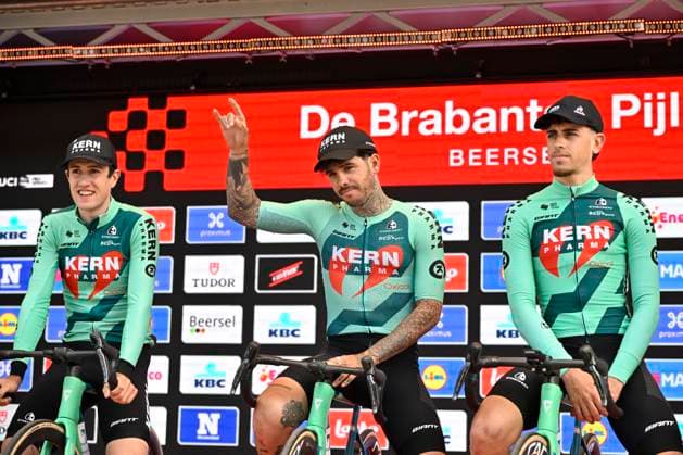 Brabantse Pijl 2025 - Men Elite OVERIJSE, BELGIUM - APRIL 18 : Galván Francisco (ESP) of Equipo Kern Pharma pictured during the 65th edition of the Brabantse Pijl, an UCI individual Road cycling, Rad, Radsport, Strasse race with start in Beersel and finish in Overijse after 162,6 km, organized by Flanders Classics on April 18, 2025 in Overijse, Belgium, 18 04 2025 Overijse Belgium  Copyright: xJanxDexMeuleneirx
