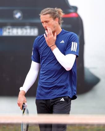 18 04 2025, BMW Open MTTC Iphitos ATP Tour 500, Munich, Tennis, Sport, in the picture Alexander Zverev GER
