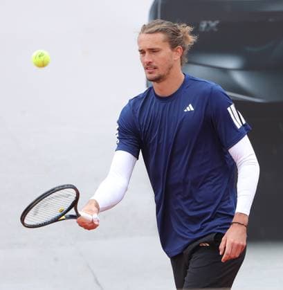 18 04 2025, BMW Open MTTC Iphitos ATP Tour 500, Munich, Tennis, Sport, in the picture Alexander Zverev GER