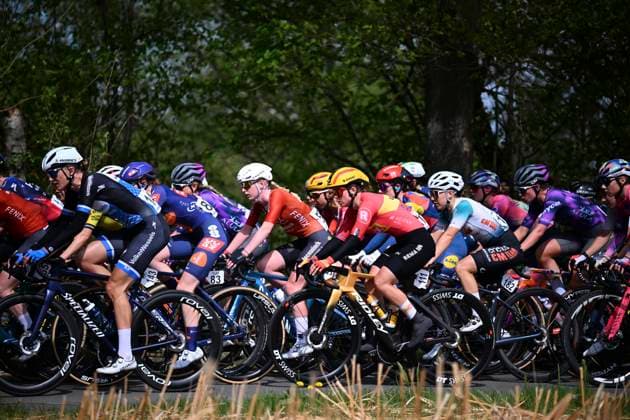 Brabantse Pijl Women 2025 cycling race OVERIJSE, BELGIUM - APRIL 18 : Andersen Susanne (NOR) of Uno-X Mobility during the Women Elite UCI 1.Pro 65th Flanders Classics Brabantse Pijl Women cycling race with start in Beersel and finish in Overijse (125,7 km) on April 18, 2025 in Overijse, Belgium, 18 04 2025 ( Motordriver Serge Seynaeve & Overijse Belgium  Copyright: xTomasxSiskx