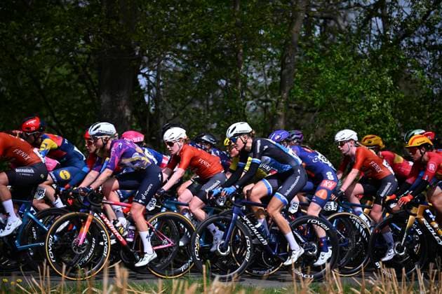 Brabantse Pijl Women 2025 cycling race OVERIJSE, BELGIUM - APRIL 18 : Dijkstra Anneke (NED) of VolkerWessels Women s Pro Cycling Team during the Women Elite UCI 1.Pro 65th Flanders Classics Brabantse Pijl Women cycling race with start in Beersel and finish in Overijse (125,7 km) on April 18, 2025 in Overijse, Belgium, 18 04 2025 ( Motordriver Serge Seynaeve & Overijse Belgium  Copyright: xTomasxSiskx