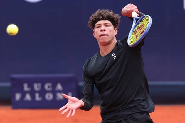 Ben Shelton USA Tennis BMW Open 2025 ATP MTTC Iphitos Munich Germany April 18, 2025 Copyright: xJuergenxHasenkopfx