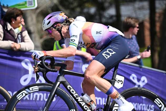 Brabantse Pijl Women 2025 cycling race OVERIJSE, BELGIUM - APRIL 18 : Chapman Brodie (AUS) of UAE Team ADQ during the Women Elite UCI 1.Pro 65th Flanders Classics Brabantse Pijl Women cycling race with start in Beersel and finish in Overijse (125,7 km) on April 18, 2025 in Overijse, Belgium, 18 04 2025 ( Motordriver Serge Seynaeve & Overijse Belgium  Copyright: xTomasxSiskx