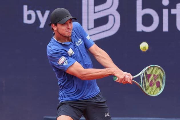 Luciano Darderi ITA Tennis BMW Open 2025 ATP MTTC Iphitos Munich Germany April 18, 2025 Copyright: xJuergenxHasenkopfx