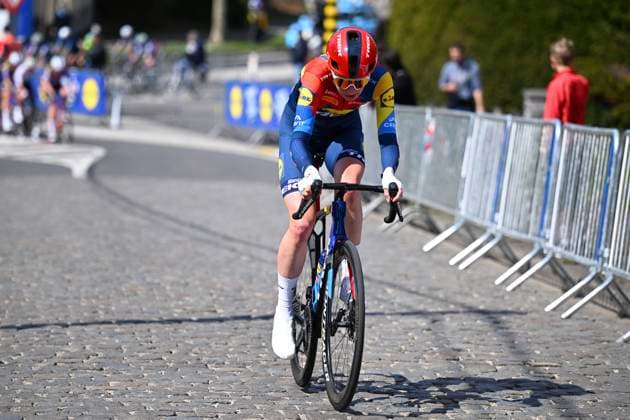 Brabantse Pijl Women 2025 cycling race OVERIJSE, BELGIUM - APRIL 18 : Markus Riejanne (NED) of Lidl - Trek during the Women Elite UCI 1.Pro 65th Flanders Classics Brabantse Pijl Women cycling race with start in Beersel and finish in Overijse (125,7 km) on April 18, 2025 in Overijse, Belgium, 18 04 2025 ( Motordriver Serge Seynaeve & Overijse Belgium  Copyright: xTomasxSiskx
