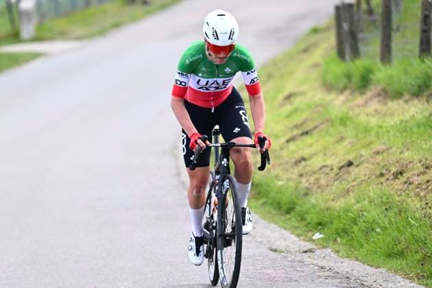 Brabantse Pijl Women 2025 cycling race OVERIJSE, BELGIUM - APRIL 18 : Longo Borghini Elisa (ITA) of UAE Team ADQ during the Women Elite UCI 1.Pro 65th Flanders Classics Brabantse Pijl Women cycling race with start in Beersel and finish in Overijse (125,7 km) on April 18, 2025 in Overijse, Belgium, 18 04 2025 ( Motordriver Serge Seynaeve & Overijse Belgium  Copyright: xTomasxSiskx