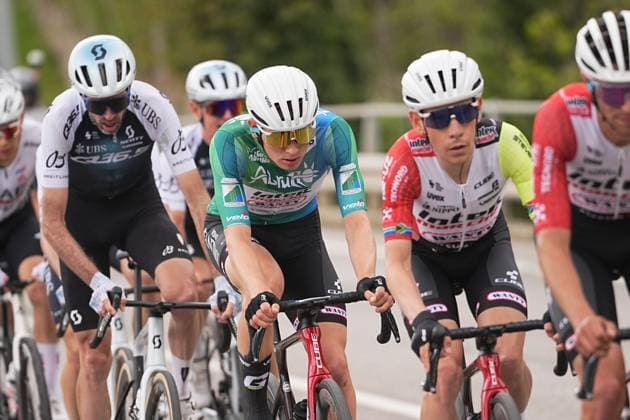 Zimmermann Georg Of IntermarchÃ - Wanty during the Giro d™Abruzzo, final stage from Corropoli to Isola del Gran Sasso (Santuario di San Gabriele (164 km) - Abruzzo, Italy - Friday, April 18, 2025. - cycling .  Copyright: xMarcoxAlpozzi LaPressex