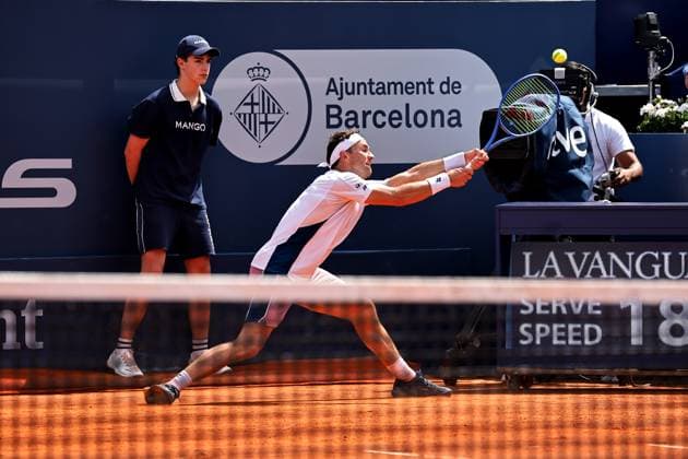 Casper Ruud (NOR), APRIL18, 2025 - Tennis : Casper Ruud during singles Quarter-final match against Holger Rune on the Barcelona Open Banc Sabadell tennis tournament at the Real Club de Tenis de Barcelona in Barcelona, Spain. Noxthirdxpartyxsales  (288009539)