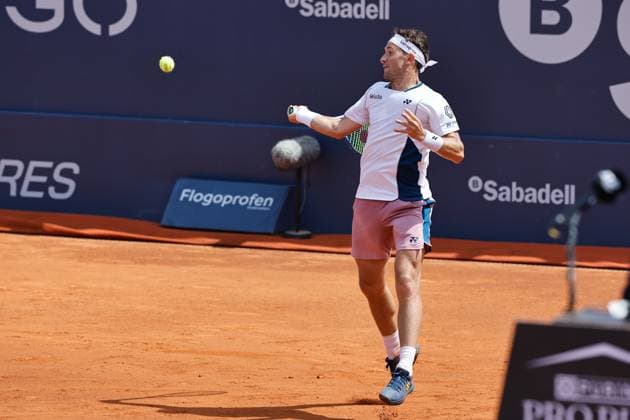 Casper Ruud (NOR), APRIL18, 2025 - Tennis : Casper Ruud during singles Quarter-final match against Holger Rune on the Barcelona Open Banc Sabadell tennis tournament at the Real Club de Tenis de Barcelona in Barcelona, Spain. Noxthirdxpartyxsales (288009540)