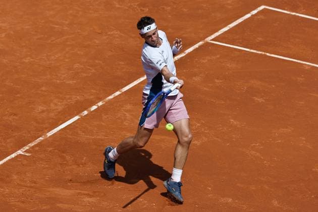 Casper Ruud (NOR), APRIL18, 2025 - Tennis : Casper Ruud during singles Quarter-final match against Holger Rune on the Barcelona Open Banc Sabadell tennis tournament at the Real Club de Tenis de Barcelona in Barcelona, Spain. Noxthirdxpartyxsales  (288009545)
