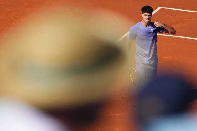 Barcelona, Spain, Barcelona Open Banc Sabadell 2025, ATP, Tennis Herren 500 match, Quarter-Finals between Carlos Alcaraz and Alex de Minaur, Real Club de Tenis Barcelona, Barcelona, Spain, 18 abril 2025 Copyright: xBaguxBlancox xPressinphotox
