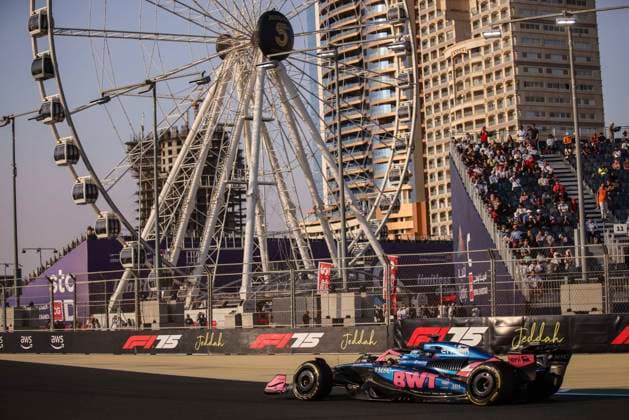 F1 - SAUDI ARABIAN GRAND PRIX 2025 10 GASLY Pierre (fra), Alpine F1 Team A525, action during the Formula 1 STC Saudi Arabian Grand Prix 2025, 5th round of the 2025 FIA Formula One World Championship, WM, Weltmeisterschaft from April 18 to 20, 2025 on the Jeddah Corniche Circuit, in Jeddah, Saudi Arabia - JeddahSaudi Arabia  Copyright: xXavixBonillax