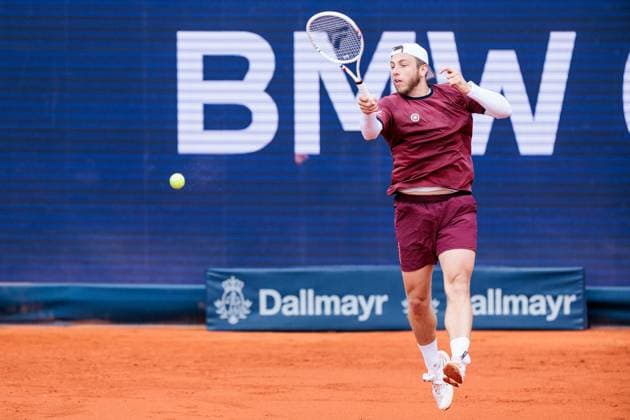 BMW Open Munich ATP 500 18 04 2025 Tallon Griekspoor Netherlands in match against Alexander Zverev Germany BMW Open by Bitpanda Munich ATP 500 Day 7, Munich, MTTC Iphitos on 18 04 2025 Copyright: xBEAUTIFULxSPORTS Wunderlx