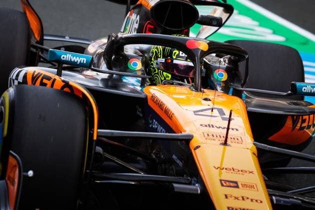 F1 - SAUDI ARABIAN GRAND PRIX 2025 04 NORRIS Lando (gbr), McLaren F1 Team MCL39, action during the Formula 1 STC Saudi Arabian Grand Prix 2025, 5th round of the 2025 FIA Formula One World Championship, WM, Weltmeisterschaft from April 18 to 20, 2025 on the Jeddah Corniche Circuit, in Jeddah, Saudi Arabia - JeddahSaudi Arabia  Copyright: xANTONINxVINCENTx