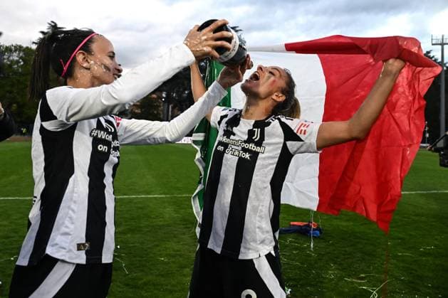 Football, Women, Juventus Turin are Italian champions