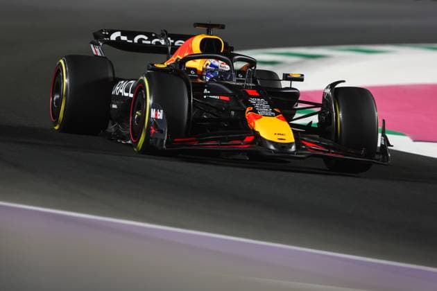 F1 - SAUDI ARABIAN GRAND PRIX 2025 01 VERSTAPPEN Max (nld), Red Bull Racing RB21, action during the Formula 1 STC Saudi Arabian Grand Prix 2025, 5th round of the 2025 FIA Formula One World Championship, WM, Weltmeisterschaft from April 18 to 20, 2025 on the Jeddah Corniche Circuit, in Jeddah, Saudi Arabia - JeddahSaudi Arabia  Copyright: xANTONINxVINCENTx