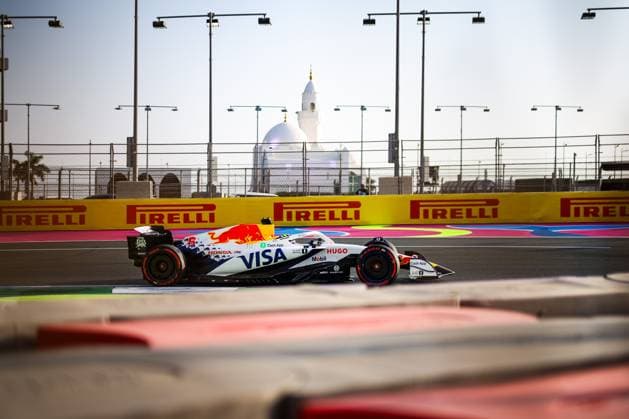 F1 - SAUDI ARABIAN GRAND PRIX 2025 06 HADJAR Isack (fra), Visa Cash App RB F1 Team VCARB02, action during the Formula 1 STC Saudi Arabian Grand Prix 2025, 5th round of the 2025 FIA Formula One World Championship, WM, Weltmeisterschaft from April 18 to 20, 2025 on the Jeddah Corniche Circuit, in Jeddah, Saudi Arabia - JeddahSaudi Arabia  Copyright: xFLORENTxGOODENx