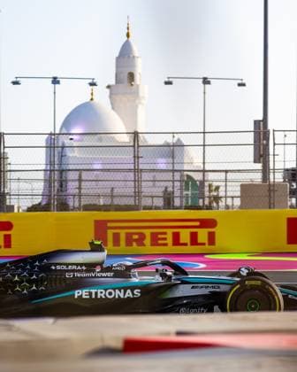 F1 - SAUDI ARABIAN GRAND PRIX 2025 12 KIMI ANTONELLI Andrea (ita), Mercedes AMG F1 Team W16, action during the Formula 1 STC Saudi Arabian Grand Prix 2025, 5th round of the 2025 FIA Formula One World Championship, WM, Weltmeisterschaft from April 18 to 20, 2025 on the Jeddah Corniche Circuit, in Jeddah, Saudi Arabia - JeddahSaudi Arabia  Copyright: xFLORENTxGOODENx