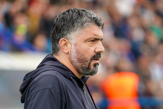 Croatia Football SuperSport 1 HNL 18 04 2025, Matchday 30 NK Varazdin vs HNK Hajduk Split Stadion Varteks Varazdin, Croatia Coach Gennaro Gattuso Hajduk Split Copyright: xLukaxKolanovicx