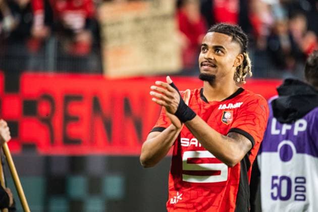 FOOTBALL : Stade Rennais vs FC Nantes - Ligue 1 - JournÃ e 30 - 18 04 2025 Lorenz Assignon (Stade Rennais) RennesFrance  Copyright: xBaptistexAutissierx