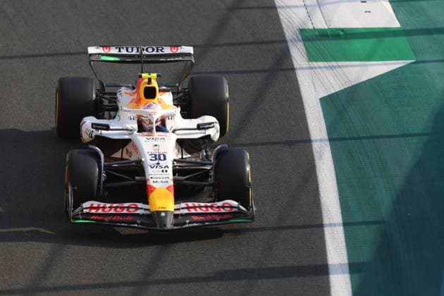 30 Liam Lawson NZL Visa Cash App Racing Bulls F1 Team ITA Racing Bulls VCARB 02 Honda RBPT during the 2025 Formula One STC Saudi Arabian Grand Prix, 5th round of the 2025 Formula 1 World Championship at Jeddah Corniche Circuit on April 18, 2025 in Jeddah, Saudi Arabia Photo by Philippe Nanchino Eurasia Sport Images Jeddah Jeddah Corniche Circuit Saudi Arabia Copyright: x x2025xEurasiaxSportxImagesx jp-en-EuSpIm-MPS_PPN_GP_F1_Jeddah_18Apr2025_SA015
