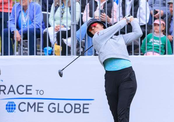 April 18, 2025, Tarzana, California, USA: Madelene Sagstrom during round two of the JM Eagle LA Championship presented by Plastpro Friday April 18, 2025 at El Caballero Country Club in Tarzana, California. JAVIER ROJAS PI Tarzana USA - ZUMAp124 20250418_zaa_p124_016 Copyright: xJavierxRojasx