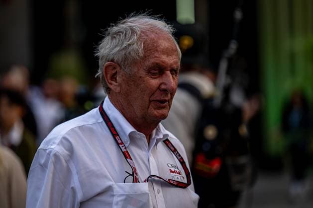 JEDDAH CORNICHE CIRCUIT, SAUDI ARABIA - APRIL 18: Helmut Marko, Red Bull Racing RB21 from Austria during the Saudi Arabian Grand Prix at Jeddah Corniche Circuit on Friday April 18, 2025 in Jeddah, Saudi Arabia (Photo by Michael Potts BSR Agency)
