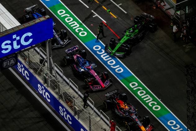 JEDDAH CORNICHE CIRCUIT, SAUDI ARABIA - APRIL 18: Pierre Gasly, Alpine A525 from France during the Saudi Arabian Grand Prix at Jeddah Corniche Circuit on Friday April 18, 2025 in Jeddah, Saudi Arabia (Photo by Michael Potts BSR Agency)