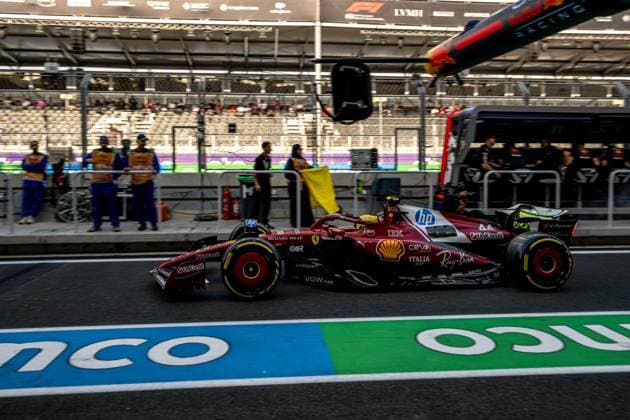 JEDDAH CORNICHE CIRCUIT, SAUDI ARABIA - APRIL 18: Lewis Hamilton, Ferrari SF-25 from United Kingdom during the Saudi Arabian Grand Prix at Jeddah Corniche Circuit on Friday April 18, 2025 in Jeddah, Saudi Arabia (Photo by Michael Potts BSR Agency)