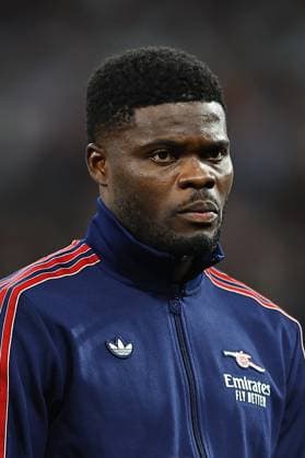 THomas Partey (Arsenal), APRIL 16, 2025 - Football Soccer : UEFA Champions League Quarter-finals 2nd leg match between Real Madrid CF 1-2 Arsenal FC at the Estadio Santiago Bernabeu in Madrid, Spain. Noxthirdxpartyxsales  (288060435)