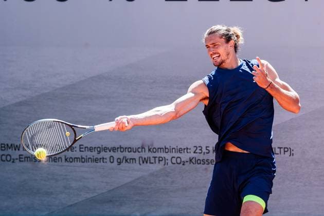 BMW Open Munich ATP 500 19 04 2025 Training Alexander Zverev Germany BMW Open by Bitpanda Munich ATP 500 Day 8, Munich, MTTC Iphitos on 19 04 2025 Copyright: xBEAUTIFULxSPORTS Wunderlx