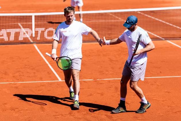 Tennis, ATP tournament in Munich, doubles final