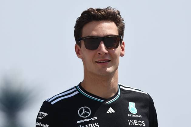 F1 Saudi Arabian Grand Prix 2025 Practice 3 George Russell of Mercedes before third practice ahead of the Formula 1 Saudi Arabian Grand Prix at Jeddah Corniche Circuit in Jeddah, Saudi Arabia on April 19, 2025. Jeddah Saudi Arabia  Copyright: xJakubxPorzyckix originalFilename:porzycki-f1saudia250419_npFJZ.jpg