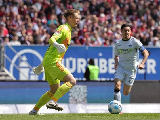 19 04 2024 Soccer Season 2024 2025 2 Soccer Bundesliga 30 Matchday 1 FC Nürnberg FCN Club SC Paderborn 07 SCP Sportfoto Zink DaMa xdaxmax DFL regulations prohibit any use of photographs as image sequences and or quasi video only for editorial use Jan Reichert 1, 1 FC Nürnberg FCN
