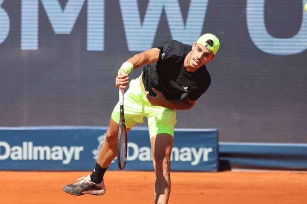 Francisco Cerundolo ARG plays Ben Shelton in the semi-finals, Tennis BMW Open by Bitpanda ATP 500 Munich 19 04 2025 PHOTO Mladen Lackovic LakoPress