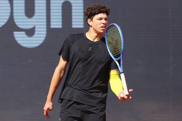 Ben Shelton USA plays Francisco Cerundolo in the semi-finals Tennis BMW Open by Bitpanda ATP 500 Munich 19 04 2025 PHOTO Mladen Lackovic LakoPress