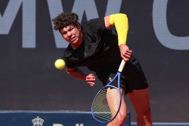 Ben Shelton USA Tennis BMW Open 2025 ATP 500 MTTC Iphitos Munich Germany April 19, 2025 Copyright: xJuergenxHasenkopfx