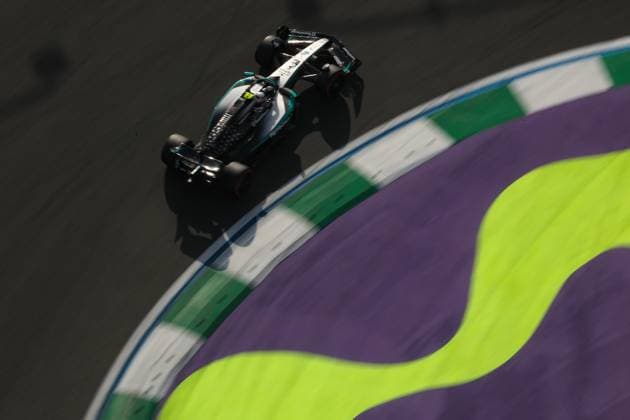 12 Andrea Kimi Antonelli, Mercedes AMG Petronas Formula One Team F1 Grand Prix of Saudi Arabia at Jeddah Corniche Circuit Photo by HOCH ZWEI Jeddah Saudi Arabia
