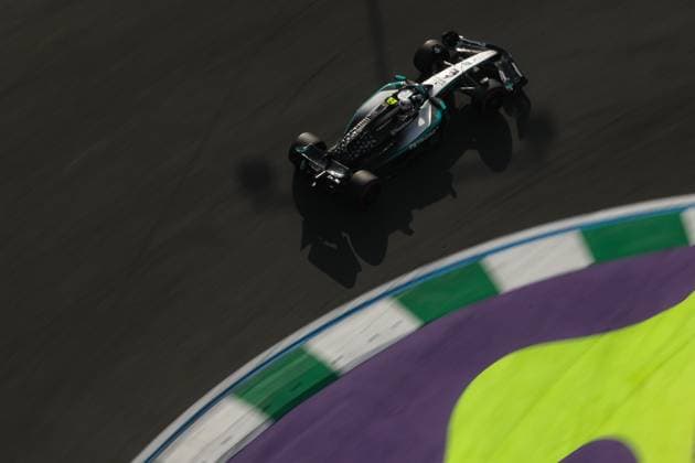 12 Andrea Kimi Antonelli, Mercedes AMG Petronas Formula One Team F1 Grand Prix of Saudi Arabia at Jeddah Corniche Circuit Photo by HOCH ZWEI Jeddah Saudi Arabia