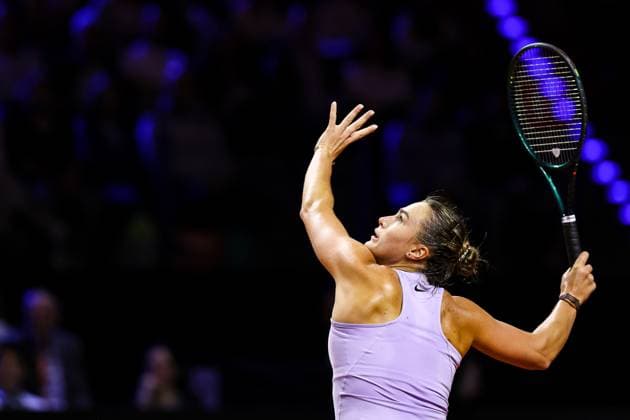 in the picture Aryna Sabalenka Aryna Sabalenka vs Elise Mertens BEL GER, Porsche Tennis Grand Prix GP Stuttgart 2025, WTA500, 19 04 2025 GER, Porsche Tennis Grand Prix GP Stuttgart 2025, WTA500, 19 04 2025 Stuttgart Copyright: xEibner-Pressefoto RogerxBuerkex EP