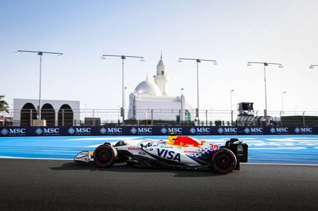 F1 - SAUDI ARABIAN GRAND PRIX 2025 30 LAWSON Liam (nzl), Visa Cash App RB F1 Team VCARB02, action during the Formula 1 STC Saudi Arabian Grand Prix 2025, 5th round of the 2025 FIA Formula One World Championship, WM, Weltmeisterschaft from April 18 to 20, 2025 on the Jeddah Corniche Circuit, in Jeddah, Saudi Arabia - JeddahSaudi Arabia  Copyright: xANTONINxVINCENTx