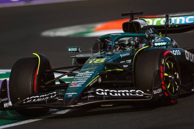 F1 - SAUDI ARABIAN GRAND PRIX 2025 18 STROLL Lance (can), Aston Martin F1 Team AMR25, action during the Formula 1 STC Saudi Arabian Grand Prix 2025, 5th round of the 2025 FIA Formula One World Championship, WM, Weltmeisterschaft from April 18 to 20, 2025 on the Jeddah Corniche Circuit, in Jeddah, Saudi Arabia - JeddahSaudi Arabia  Copyright: xANTONINxVINCENTx
