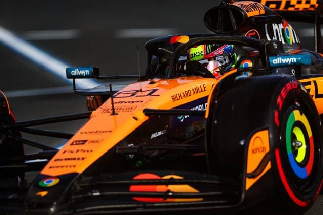 F1 - SAUDI ARABIAN GRAND PRIX 2025 81 PIASTRI Oscar (aus), McLaren F1 Team MCL39, action during the Formula 1 STC Saudi Arabian Grand Prix 2025, 5th round of the 2025 FIA Formula One World Championship, WM, Weltmeisterschaft from April 18 to 20, 2025 on the Jeddah Corniche Circuit, in Jeddah, Saudi Arabia - JeddahSaudi Arabia  Copyright: xANTONINxVINCENTx