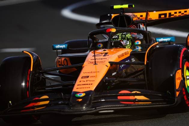 F1 - SAUDI ARABIAN GRAND PRIX 2025 04 NORRIS Lando (gbr), McLaren F1 Team MCL39, action during the Formula 1 STC Saudi Arabian Grand Prix 2025, 5th round of the 2025 FIA Formula One World Championship, WM, Weltmeisterschaft from April 18 to 20, 2025 on the Jeddah Corniche Circuit, in Jeddah, Saudi Arabia - JeddahSaudi Arabia  Copyright: xANTONINxVINCENTx